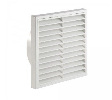 PVC Fixed Grille 100mm White
