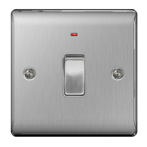NBS31 20A Double Pole Switch with Neon